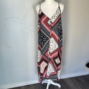Shyanne Boho Patchwork Maxi Dress